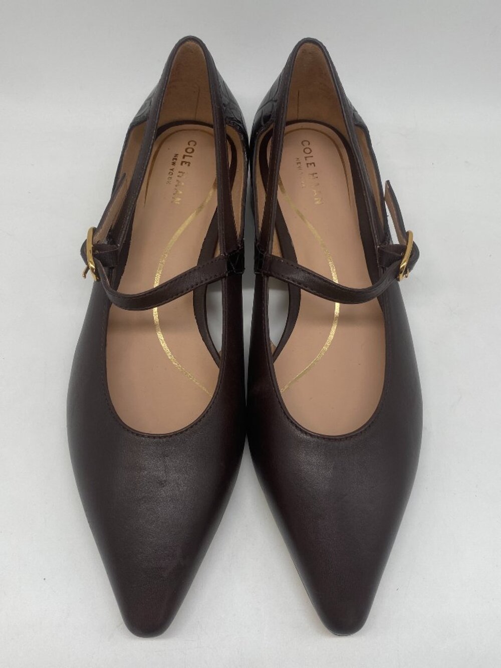 COLE HAAN GRAND 360 BROWN LEATHER LOW HEEL US WOMEN SIZE 6B